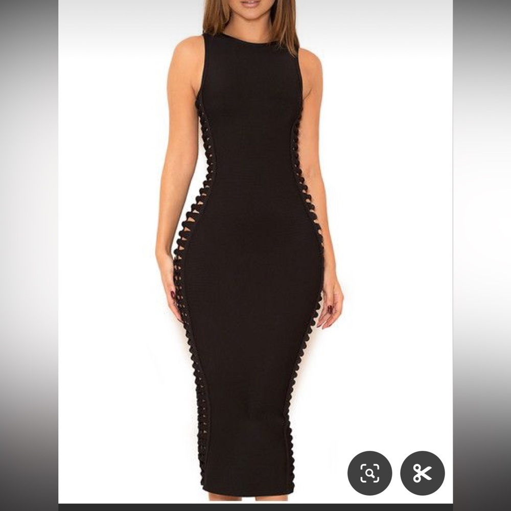 Side Knot  Bandage Dress